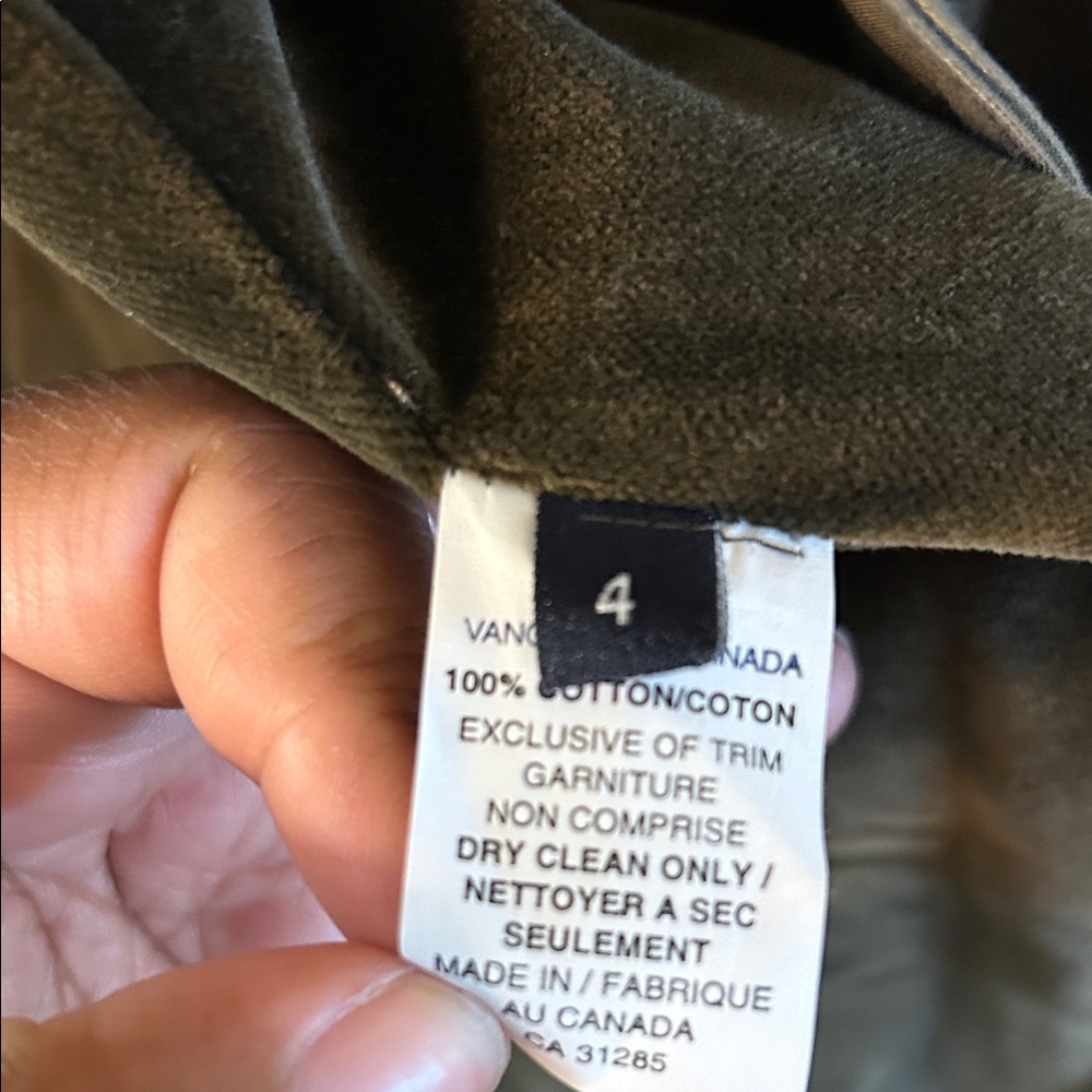 Ron Leal Chic Olive Belted Trench Coat - Picture 12 of 14